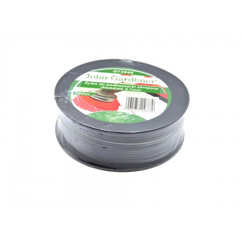 Pjovimo valas 2,7mm. 100m. kvadratas sustiprintas G73944