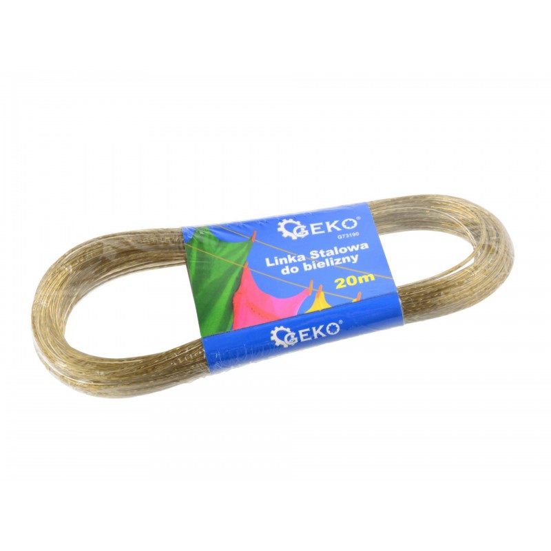 Plieninė virvė 2mmx20m. su PVC audiniams G73190
