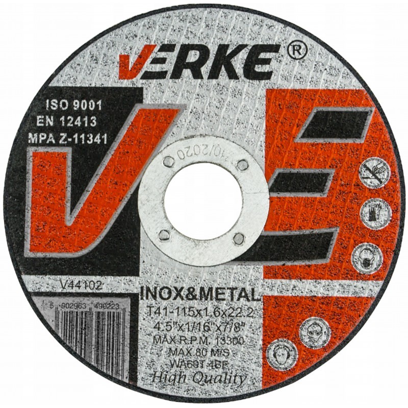 Diskas metalui 115x1,6x22,2mm. V44102