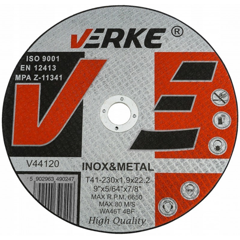 Diskas metalui 230x1,9x22,2mm. V44120