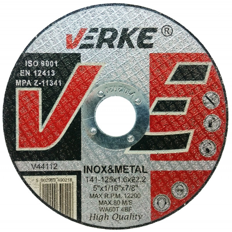 Diskas metalui 125x2,5x22,2mm. V44113