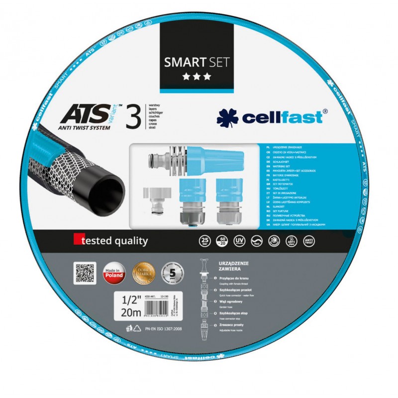 Laistymo rinkinys 1/2" 20m. CELLFAST