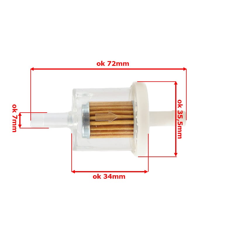 Kuro filtras T7 B&S varikliams 1vnt. vejapjovėms ZAKC0029