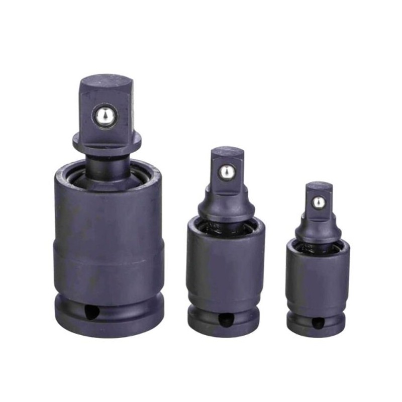 Universalių smūginių šarnyrų 3vnt. 1/4"-3/8"-1/2" rinkinys KD10530