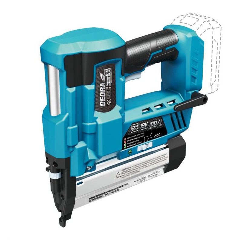 Kabiamušis 18V akumuliatorinis 2in1 SAS+ALL DED7053