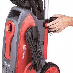 Aukšto slėgio plovimo įrenginys 2,1kW 110bar. WORCRAFT