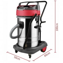 Dulkių siurblys 3kW. 18Kpa. 80l. WORCRAFT