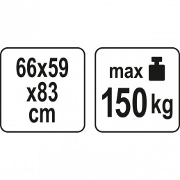Suvirinimo stalas 66x59x83cm. sulankstomas YT-08950
