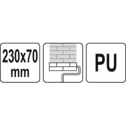 Volelis tinkui struktūrinis 230x70mm. YATO YT-51962