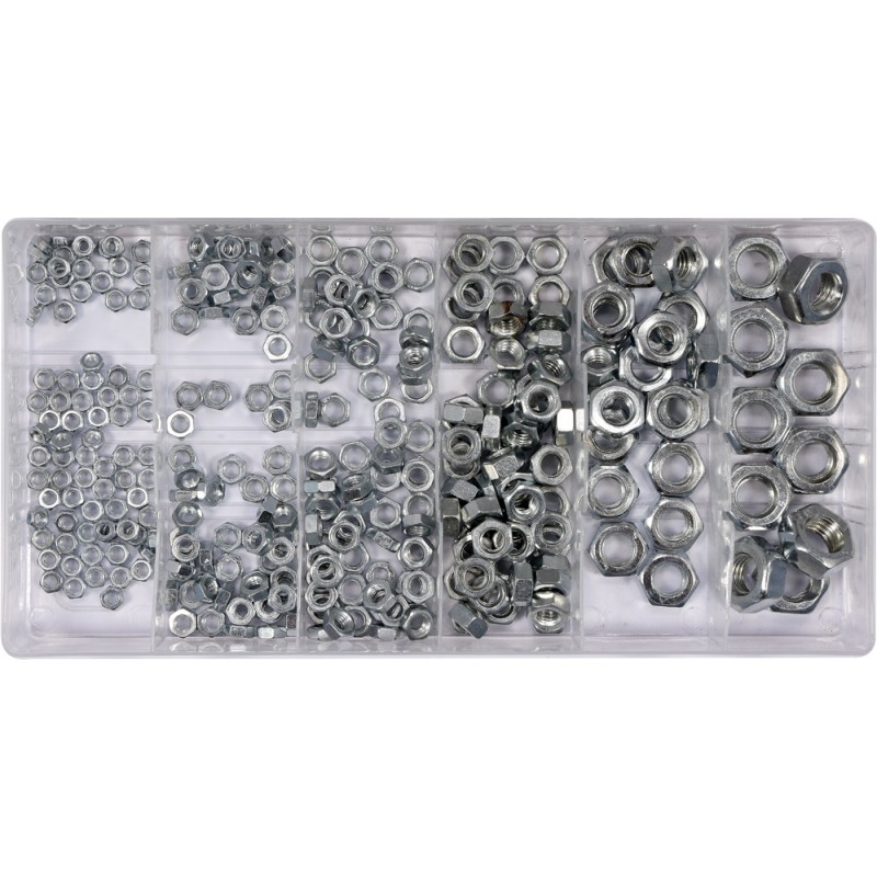 Veržlių rinkinys 170vnt. M3, M4, M5, M6, M8 YATO YT-06772