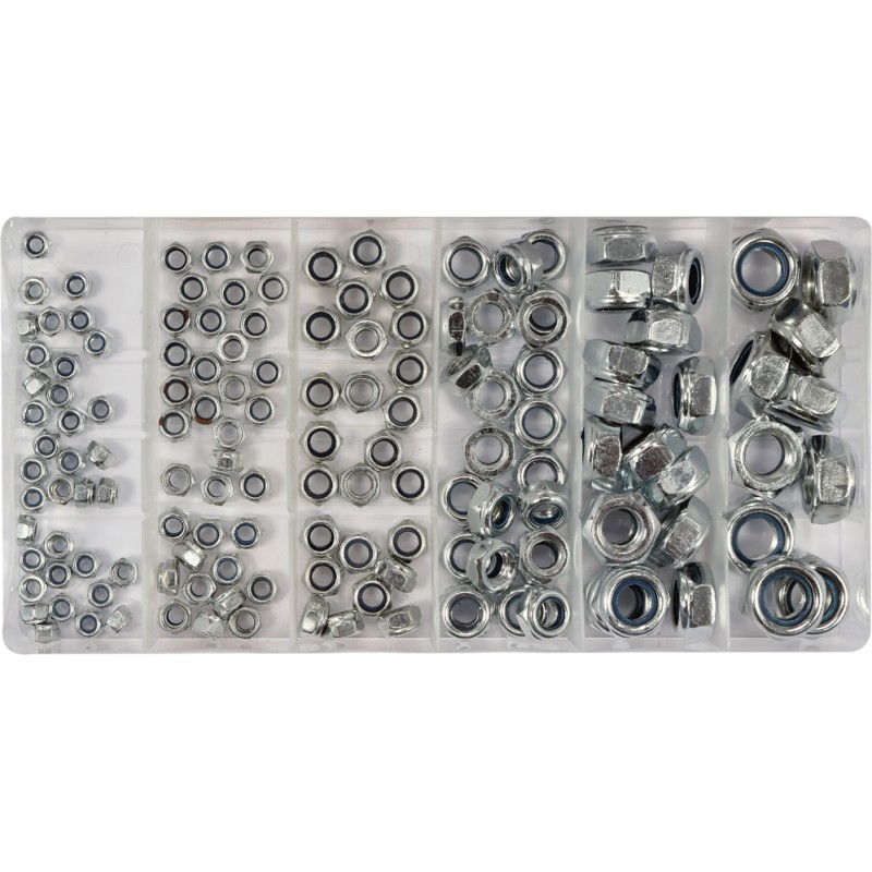 Veržlių rinkinys 146vnt. M4, M5, M6, M8, M10, M12 YATO YT-06774