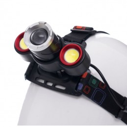 Prožektorius T6LED ant galvos, įkraunamas KD1245