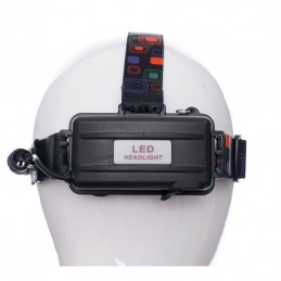 Prožektorius T6LED ant galvos, įkraunamas KD1245
