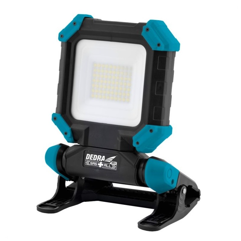 Dirbtuvių lempa 15W SMD LED 18V akumuliatorinė SAS+ALL DED6906