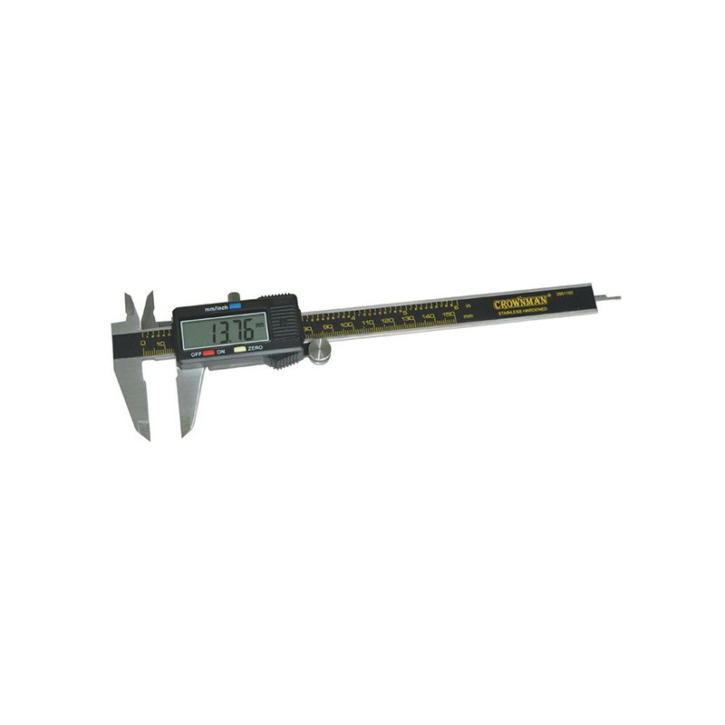 Slankmatis elektroninis 150mm/0,01mm. CROWNMAN