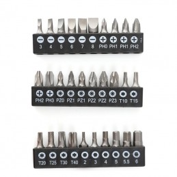Atsuktuvų, replių ir antgalių 45vnt. rinkinys KD10893