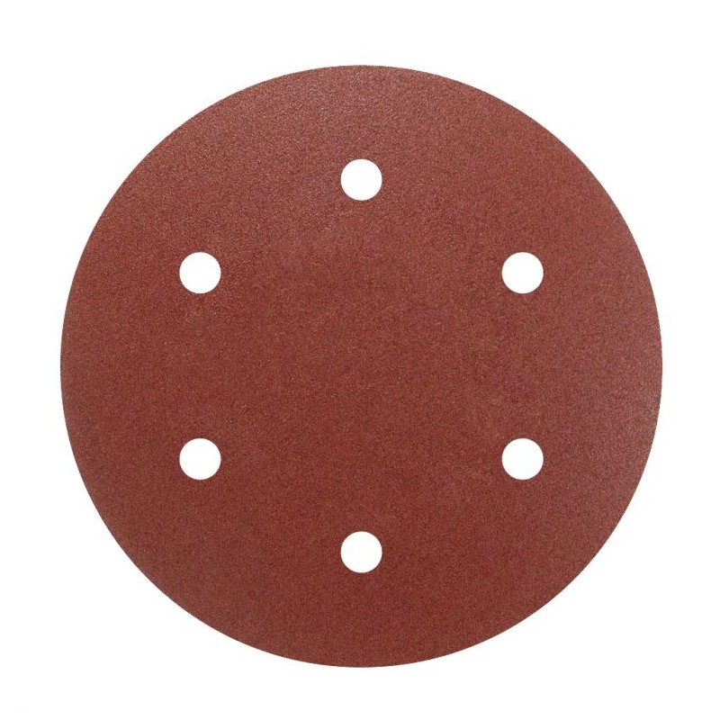 Šlifavimo popierius Ø225mm. 5vnt. P150 apvalus '"velcro"