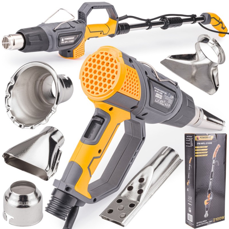 Techninis fenas-degiklis 2000W 3in1 + 5vnt. antgaliai PM-WPL-2100M