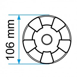 Padas guminis domkratui 106mm