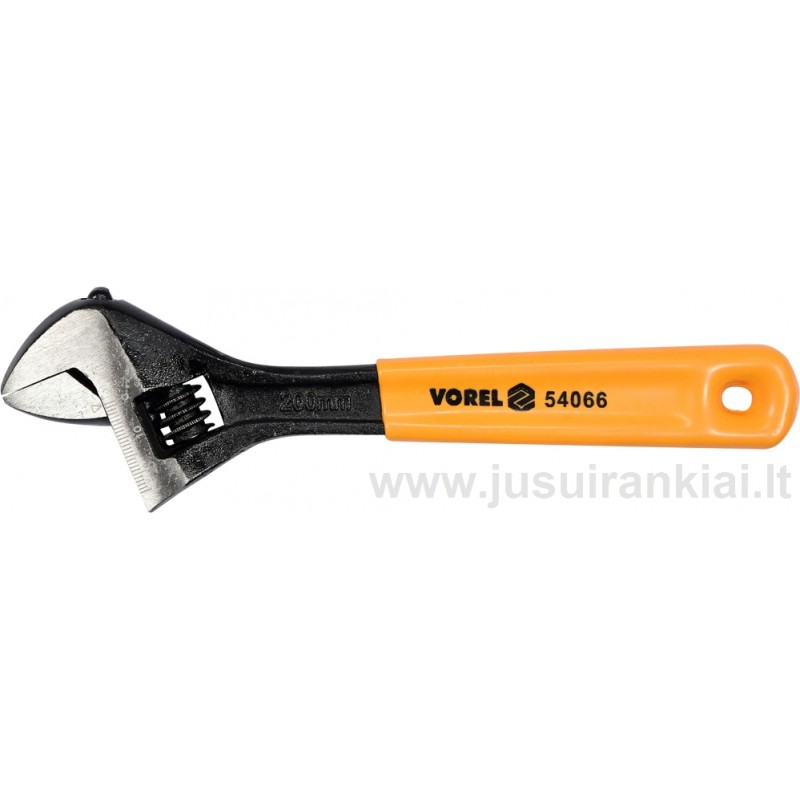 Raktas 200mm. suvedamas su gumuota rankena VOREL 54066