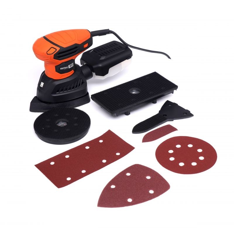Šlifuoklis 1200W ekscentrinis 4in1 KD1667