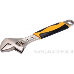 Raktas 250mm. suvedamas su plastikine, gumuota rankena VOREL 54072