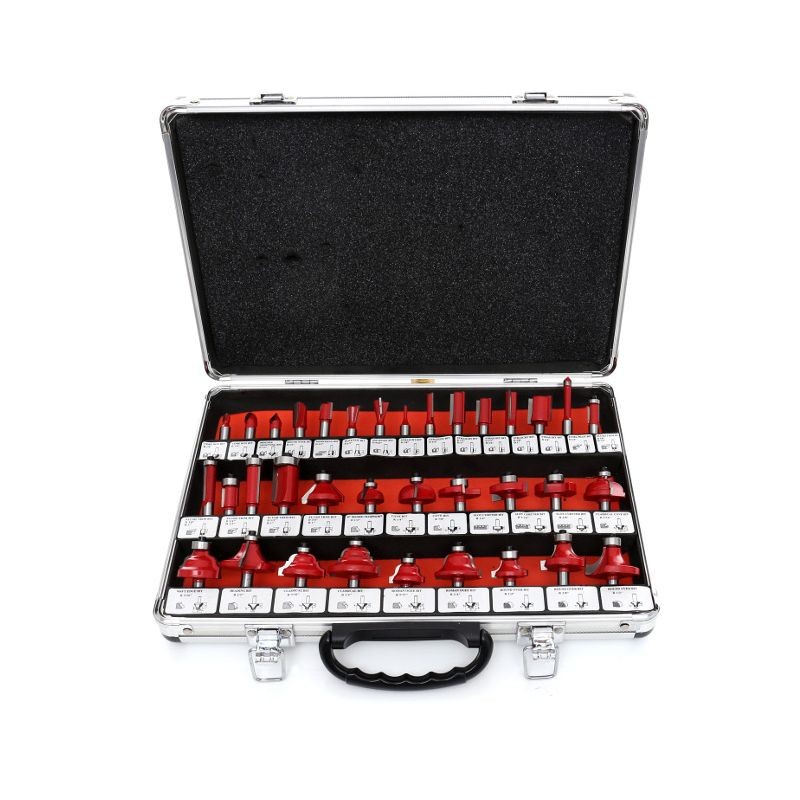 Frezų medžiui rinkinys 35vnt. KRAFTDELE KD10280