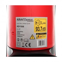 Dažų purkštuvas 600W KRAFTDELE KD1506