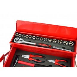 Įrankių dėžė su 64vnt. įrankių komplektu G10850