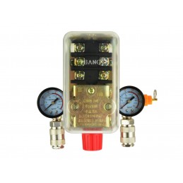 Slėgio rėlė su reguliatoriumi ir manometru 400V G80324