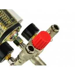 Slėgio rėlė su reguliatoriumi ir manometru 400V G80324