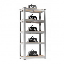 Lentyna metalinė 90x30x180cm. 5 lentynos, max. 175kg.
