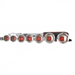 Galvučių rinkinys 8-32mm. su rankena 1/2 KRAFTDELE KD10108