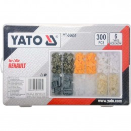 Apdailos laikiklių 300vnt. rinkinys RENAULT YT-06651