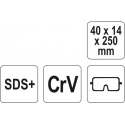 Kaltas SDS perforatoriui CrV YATO 4723