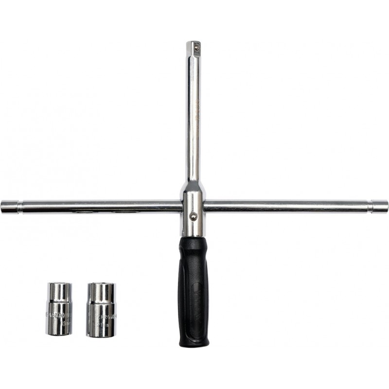 Raktas ratams 1/2" 17/19/21/23mm. galvutės YATO YT-08035