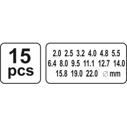 Kirstukai skylėms YATO 3591