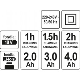 Akumuliatoriaus pakrovėjas 18V YATO YT-82848