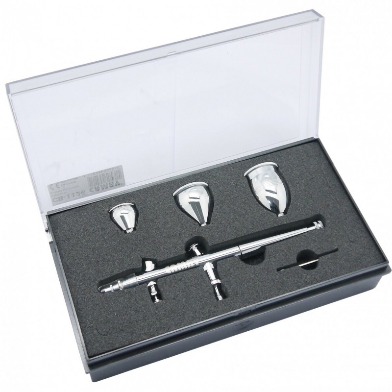 Aerografas 0,3mm. su priedais CB1126