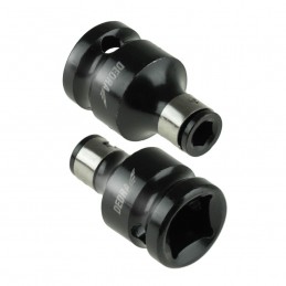 Adapteris smūginis 1/2"-1/4" HEX DEDRA