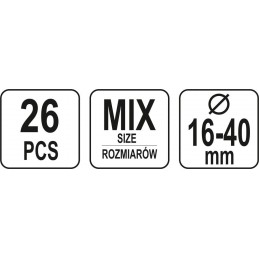 Sąvaržų 26vnt. rinkinys YT-06782