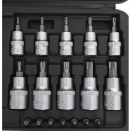 Galvučių E4-E20 ir antgalių T8-T55 TORX 30vnt. rinkinys KD10242