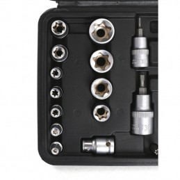 Galvučių E4-E20 ir antgalių T8-T55 TORX 30vnt. rinkinys KD10242