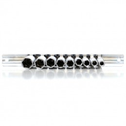 Galvučių 5-13mm. 1/4 prailgintu 9vnt. rinkinys KD10232