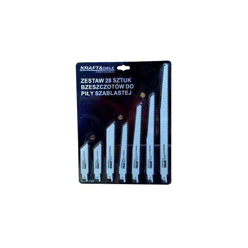 Pjūklo gęleščių tiesiniam pjūklui 28vnt. rinkinys KD10780