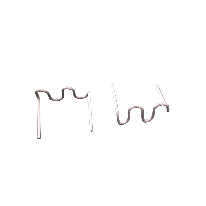 Plastiko suvirinimo kabės 0,8mm. 100vnt. banguotos