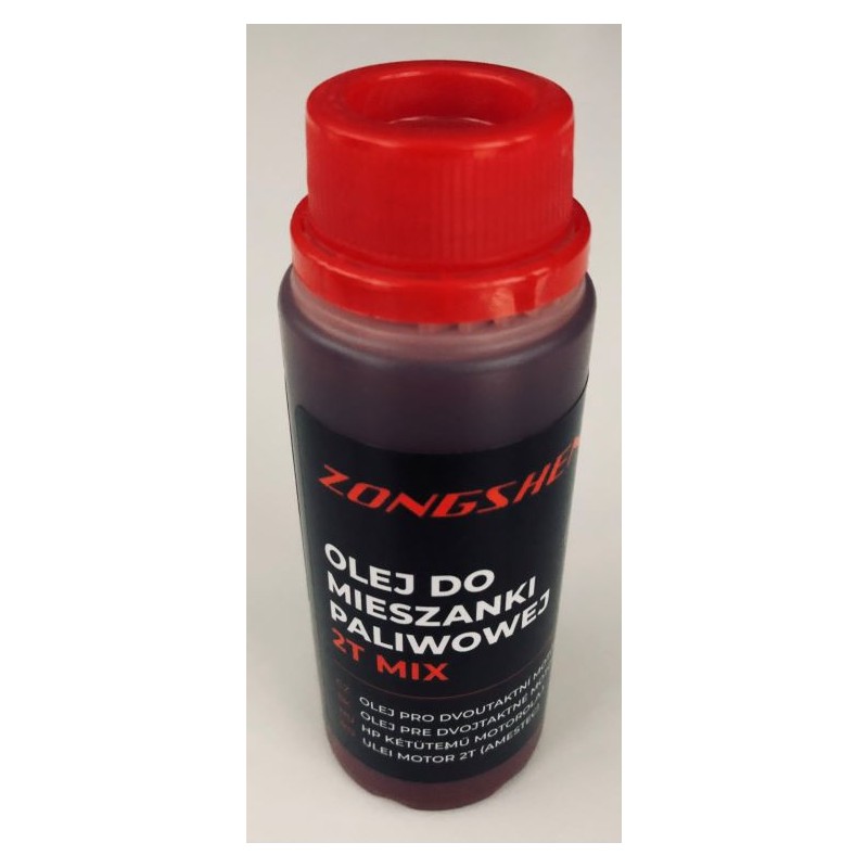 Tepalas 100ml. dvitakčiams varikliams, raudonas ZONGSHEN 2T