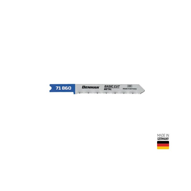 Geležtė 75/1,0mm. TPI21 metalui 5vnt. BENMAN Vokietija