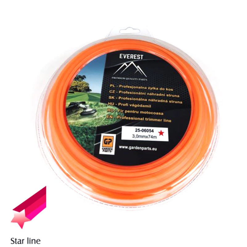 Pjovimo valas 3,00mm. 74m. žvaigždė EVEREST