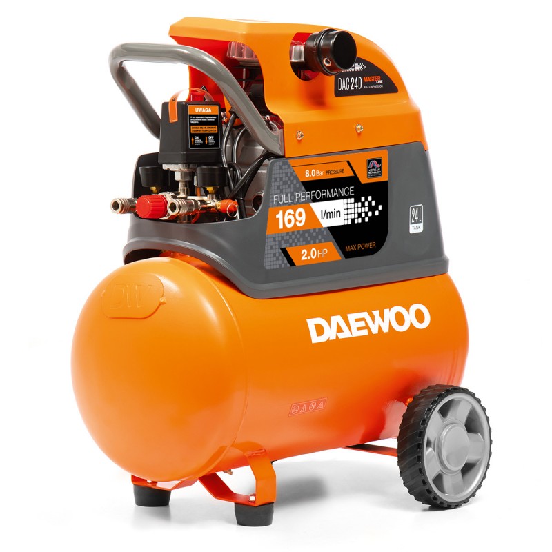 Kompresorius 24ltr. 169l/min 8bar DAEWOO DAC 24D